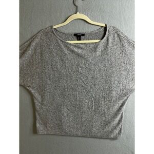 Forever 21 Top Women's Small Gray Knit‎ Dolman Top Casual Everyday Comfy
